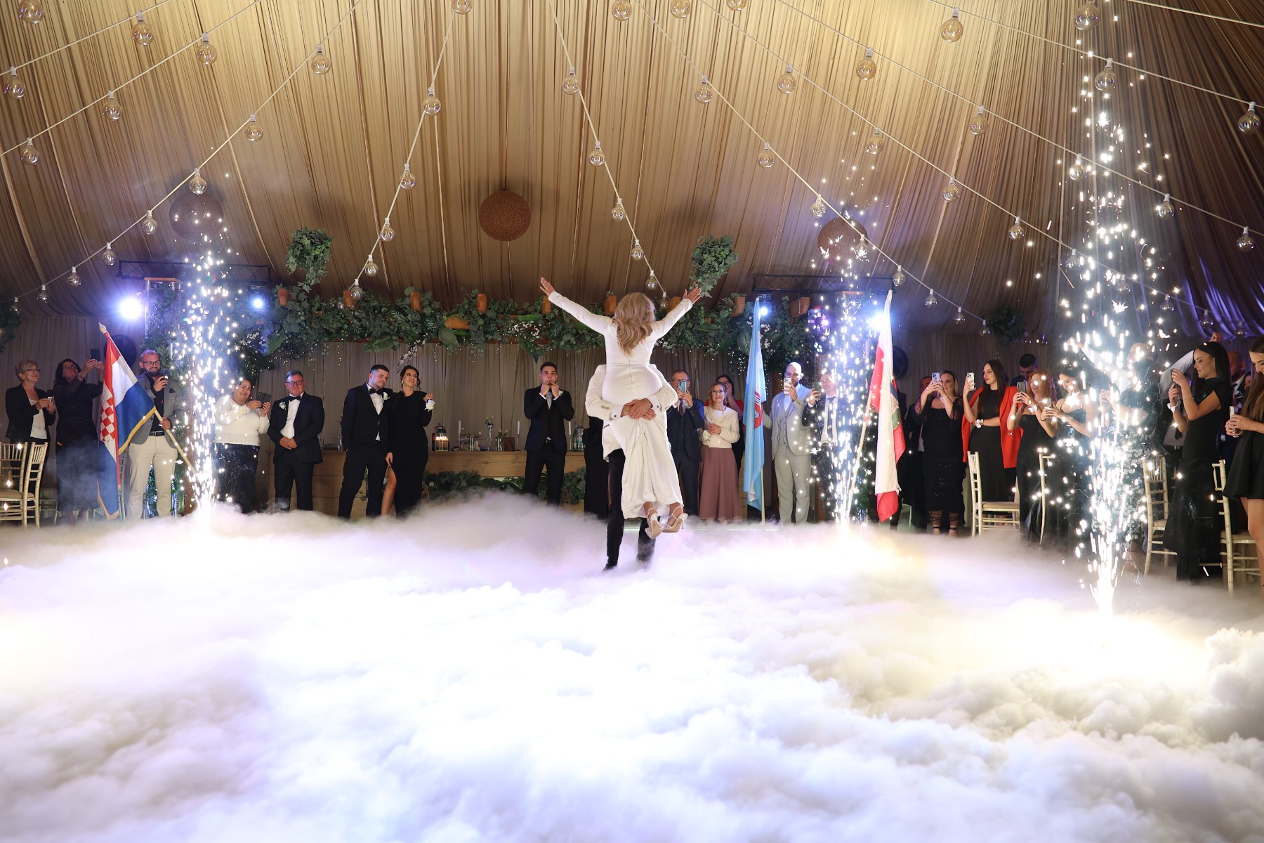 niski dim za prvi ples vjenčanje Osijek